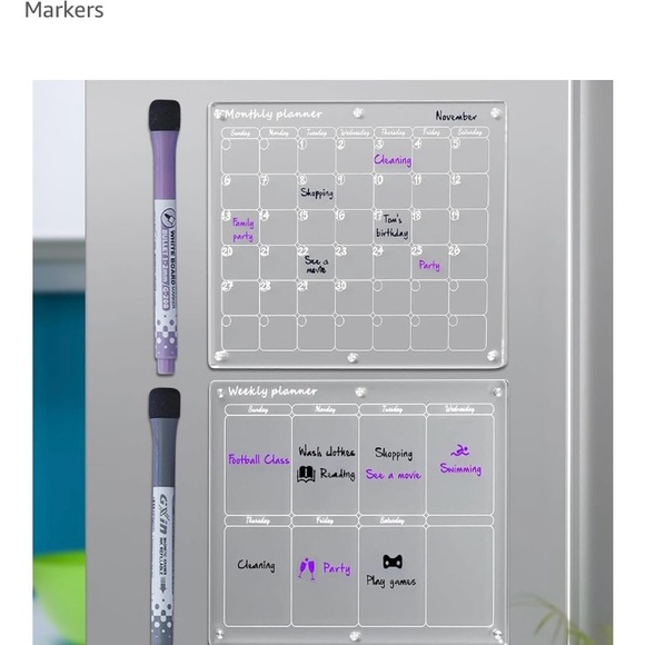 Other - Dehapia Black and Purple Markers Set